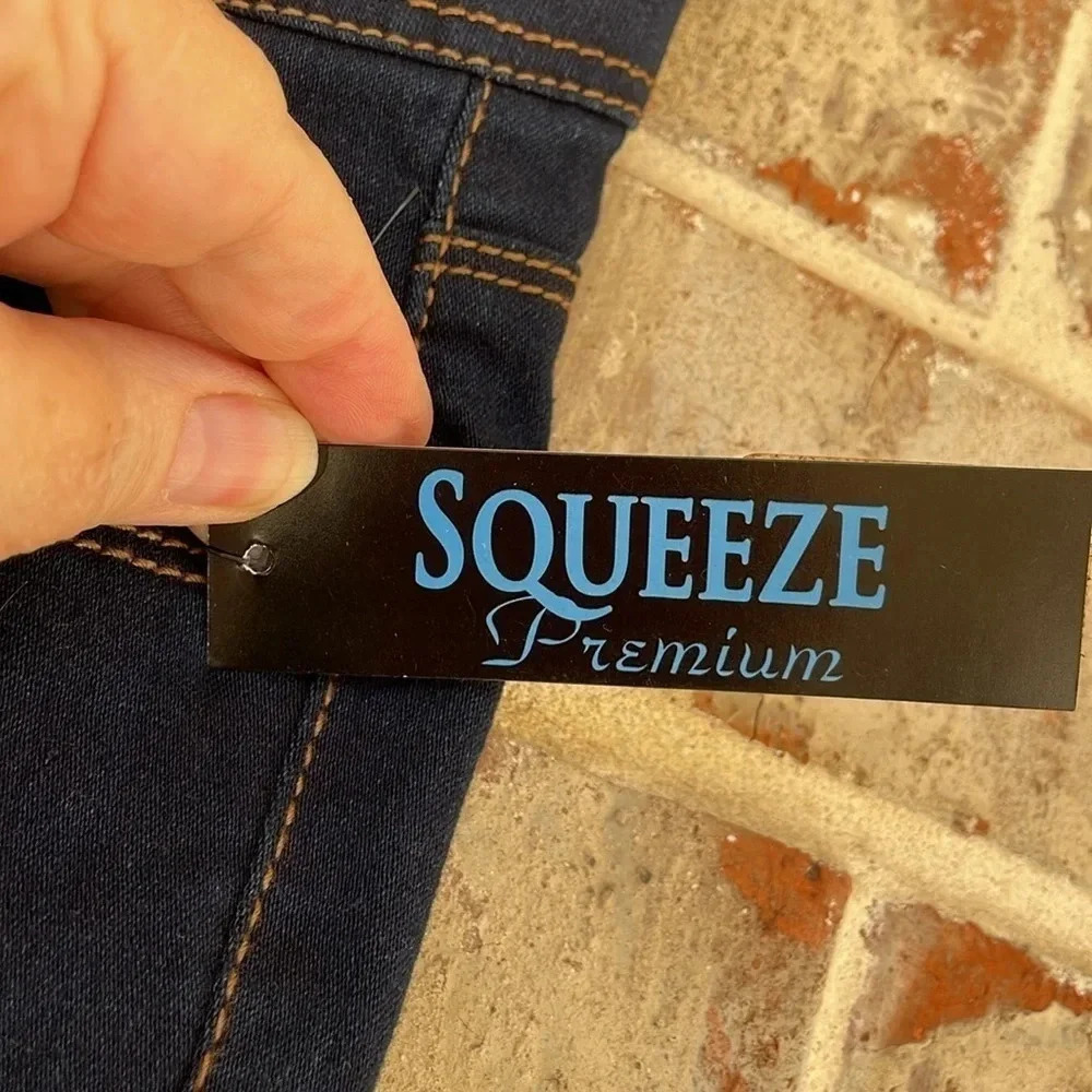 Squeeze Dark Blue NWT Girls Skinny Jeans - Picture 3 of 8